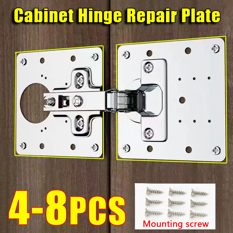 Cabinet Hinge Overlay - 2-8 Pezzi Piastre di Riparazione per
