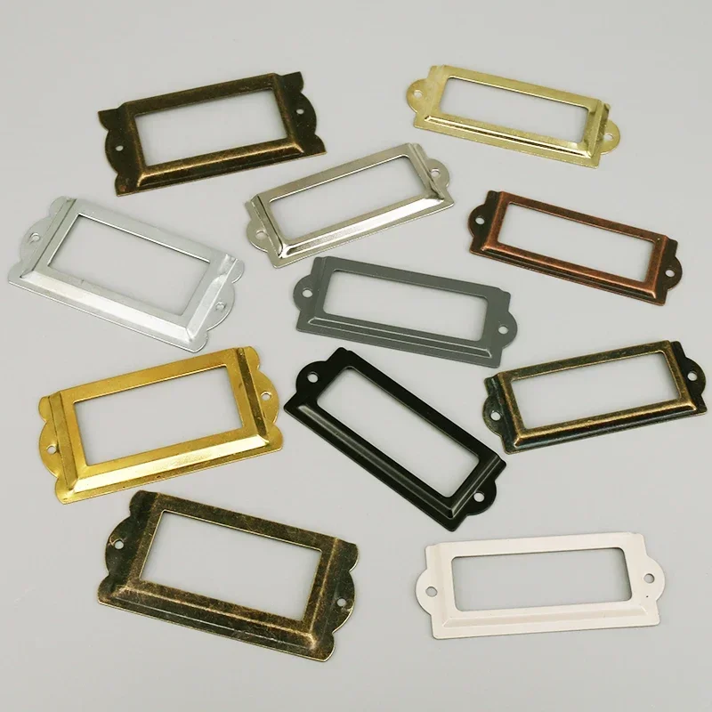 Furniture Hardware Names - 20 pezzi, cornice in ferro anticato