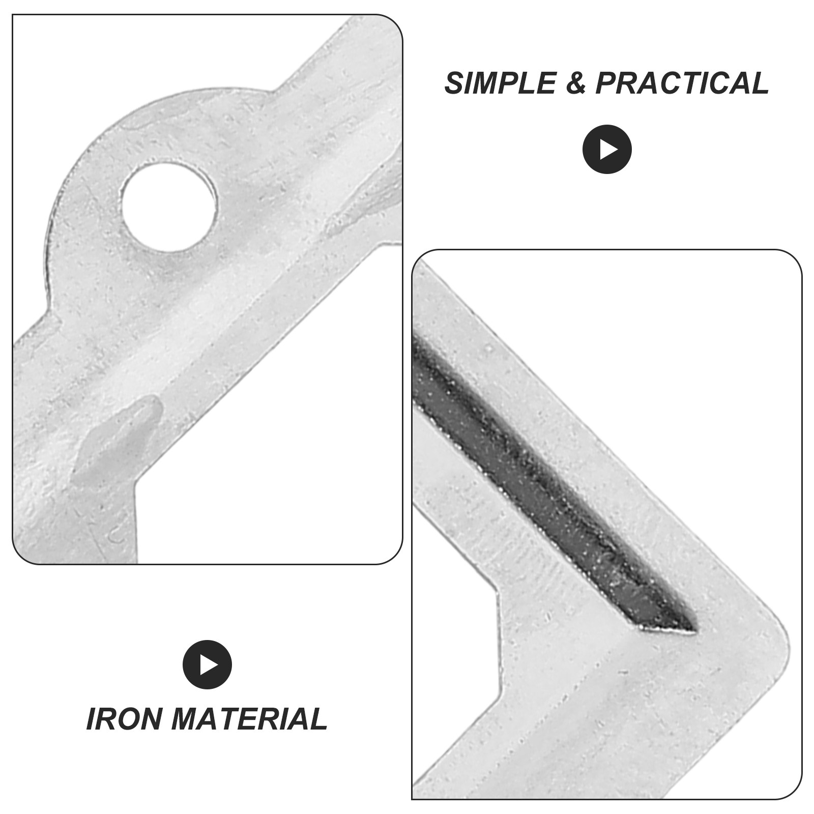 1 set di cornici in ferro per  - Furniture Hardware Names recensione e prezzo
