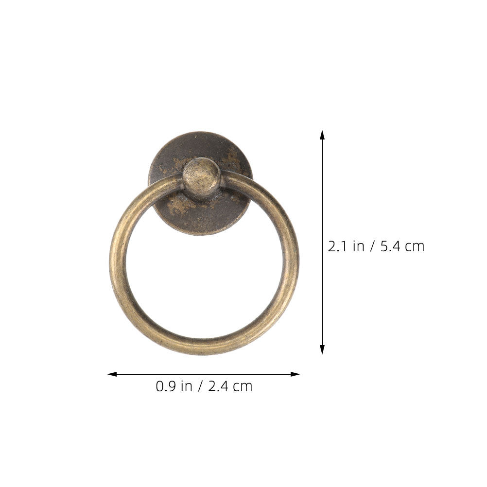 8 maniglie a forma di anello p - Furniture Hardware Drop Pulls recensione e prezzo
